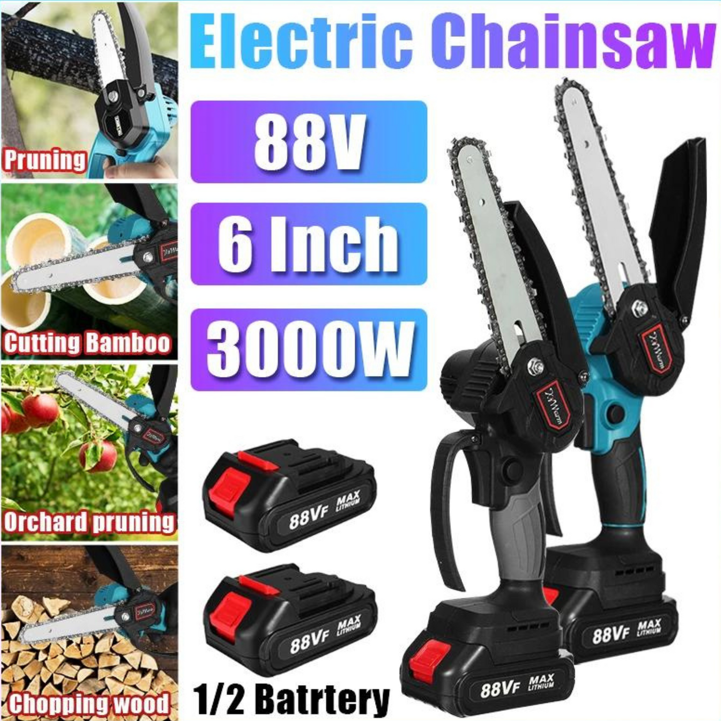 Electric Cordless Mini Chainsaw