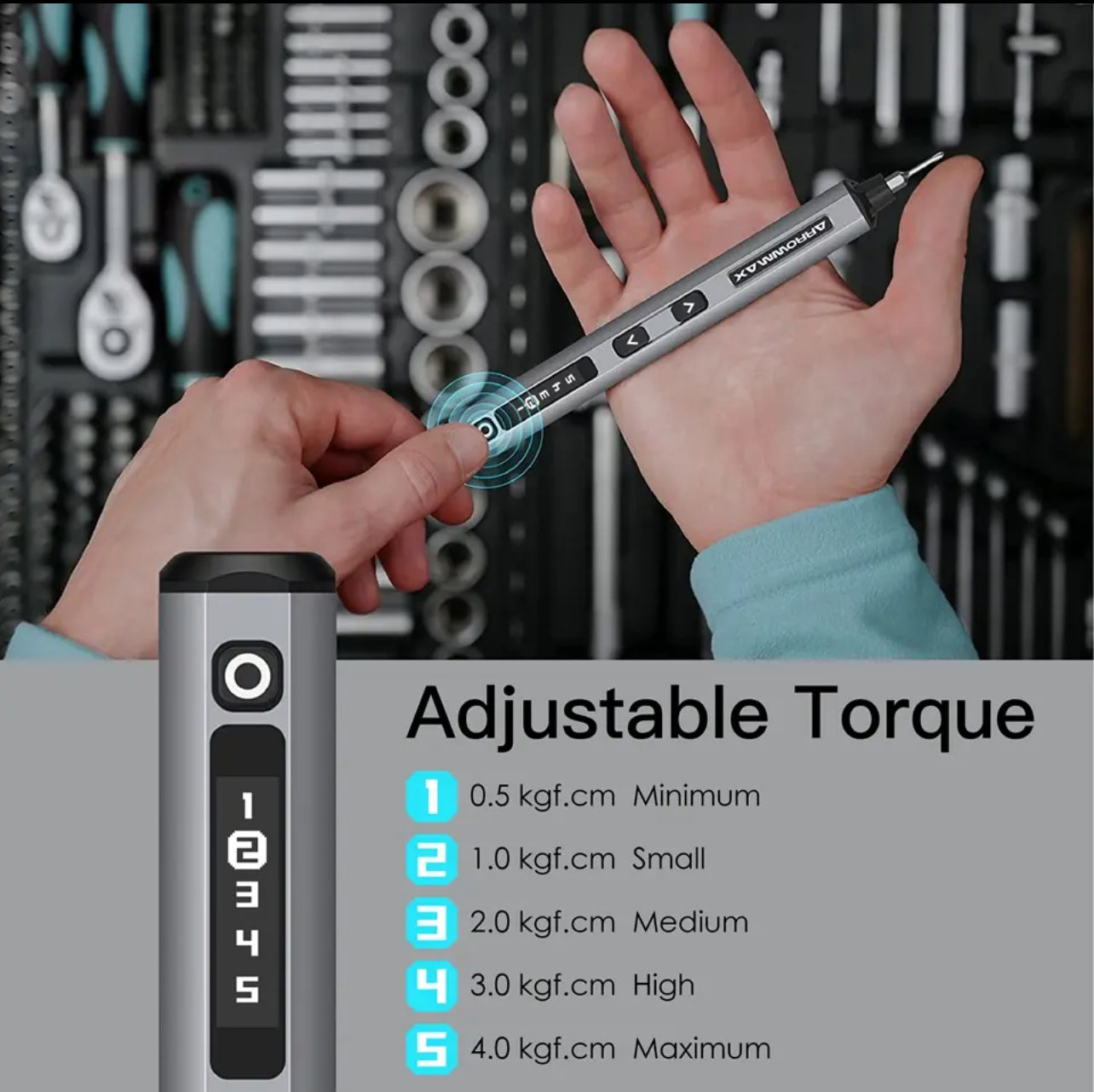 Precision electric screwdriver set