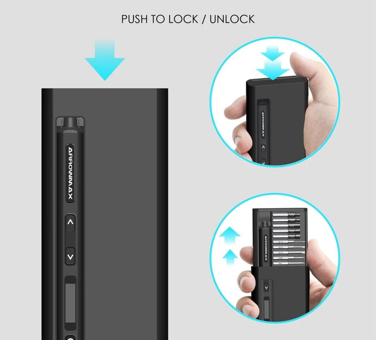 Precision electric screwdriver set